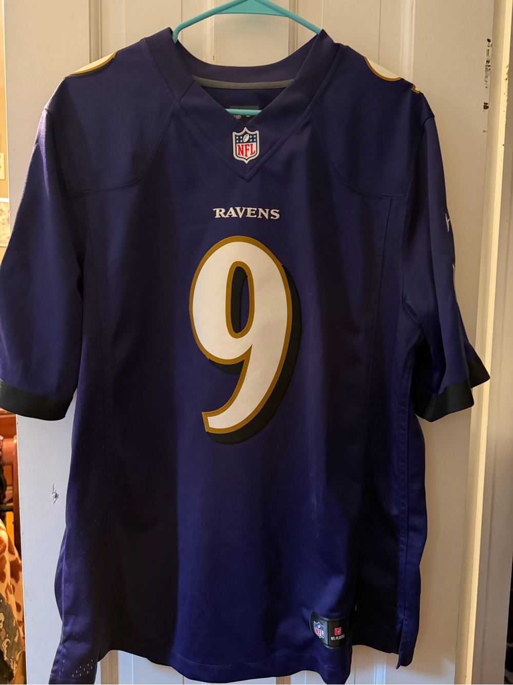 Nike Baltimore Ravens Purple #9 Tucker Football Jersey
